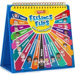 Torlam Feelings and Emotions Book for Kids, Calm Down Corner Supplies, Social Emotional Flipbook Mood Feelings Chart, Toddlers Autism Learning/ADHD Tools for Classroom Preschool Kindergarten