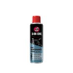 3-IN-ONE Bike Maintenance Spray With PTFE 250ml â€“ Cleans And Protects Bikes, Ideal Chains, Gears, Derailleurs And More