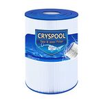 Cryspool® 08020 Filter Compatible with Watkins 31114, Hot Spot Spa Filter, C-8465, FC-3960, 71827, 71828, Watkins 65 Sq. Ft Spa Filter Cartridge, 1 Pack