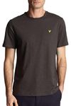 Lyle & Scott Mens Plain T-Shirt Charcoal Marl XXL