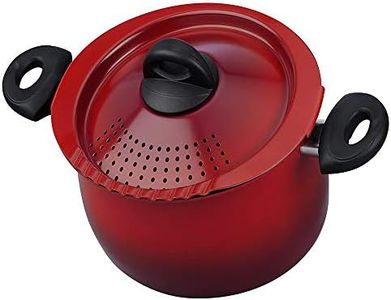 Bialetti 7550 Pasta Pot 5.8 Quart Pepper Red