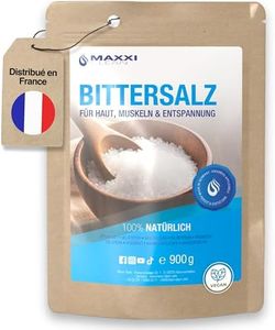 Maxxi Clean | 900 g de sel d'Epsom très pur | Sel de bain pour bien-être et gommage corporel | Pure relaxation pour les muscles, la peau et l'âme | Magnésium adapté aux soins du jardin
