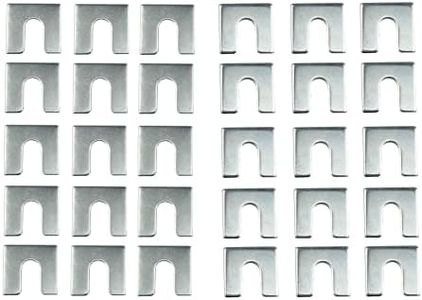 30Pcs Auto Body Fender Alignment Shim 1/16" & 1/8" Thick- 3/8" Slot (30pcs)