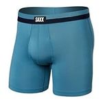 SAXX Men's Underwear - Sport Mesh Boxer Brief - Underwear For Men Hydro Blue