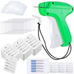 Tag Gun for Clothing Tagging Gun Label with 5 Replacement Needle 2000 Fastener Barbs and 200 Labels for Clothes Socks Hat