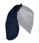 Welding helmet rear extension cover, helmet neck, neck visor, anti-glare, with press-fit seal