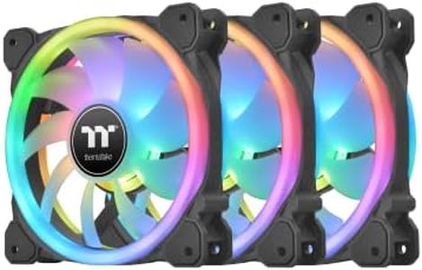 Thermaltake SWAFAN 12 PWM (up to 2000RPM) RGB Radiator Fan - 3 Fan Pack, CL-F137-PL12SW-A, 120mm