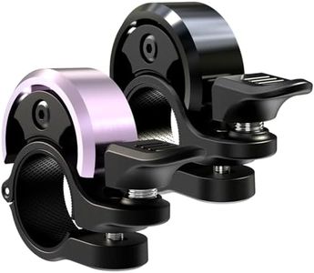 Greallthy Bike Bell, Aluminum Alloy Bicycle Bell with Clear Loud Sound, Bike Bells for Adults and Kids, Sturdy and Compact Bell Fits 0.75-1in(19-25.4mm) Handlebar for Mountain, Road Bikes.