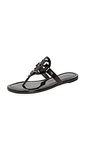 Tory Burch Women's Miller Thong Sandals, Black, 9