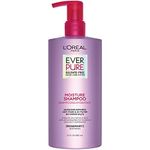 L'Oréal Paris EverPure Moisture Shampoo for Dry or Color-Treated Hair, Quenches Dryness without Sulfates, Parabens, or Harsh Salts, Rosemary Extract, 680ml