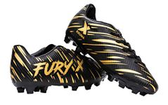 XXUMA Men Women Soccer Cleats Unisex Football Shoes Turf Professional Indoor Outdoor Sneakers Size 6 Black