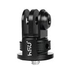 HSU Aluminum Action Camera Mount to 1/4"-20 Screw Adapter for GoPro Hero 13/12/11/10/9/8/7/6/5/4/3