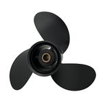 Boat Propeller 9 1/4x10 for Mercury Outboard 9.9-15HP Aluminum 14 Tooth OEM NO:48-897752A11 9.25x10