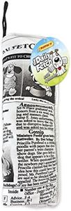 Crinkle Stuffed Daily Fetch Doggy Newspaper Dog Toy-