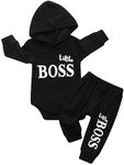 Baby Clothes Set Baby Boys Hoodie Clothes Long Sleeve Letter Print Top + Pants