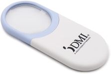 DMI LED Magnifying Glass with Light for Reading, Batteries Included, 3X Magnification, Helpful Daily Living Aid