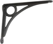 RCH Hardware BK-IR8015-203 Iron Lighthouse Shelf Bracket, 8 Inch, Graphite Grey