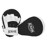 Aurion by 10 Club Boxing Pads Focus Curved Maya Hide Leather Hook and Jab Target Hand Pads Great for MMA, Combo Pack