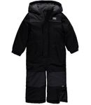 OshKosh B'Gosh Girls' and Boys' One Piece Snowmobile Snowsuit (Black, 12 Months)