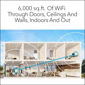 NETGEAR Orbi Mesh WiFi 6 Router – High-Speed Whole Home Coverage