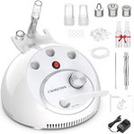 2 in 1 Desktop Blackhead Remover Vacuum, UNOISETION at-Home Dermabrasion Facial Machine for Exfoliation & Radiant Skin, 80Kpa Professional Pore Vacuum for Men and Women