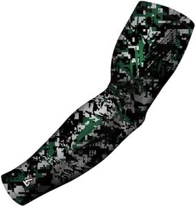 B-Driven Sports Premium Pro-Fit Compression Arm Sleeve for Men & Women - For Sports Protection - Single, Digital Designs