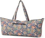 Boulder Bee Yoga Mat Bag with Wet Pocket, Large Yoga Mat Carrier, Yoga Gifts for Women, Gym Tote Bag for Travel Office Beach Workout