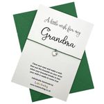 Grandma Wish Bracelet, Grandma Charm Bracelet, Grandma Bracelet, Grandma Birthday Card, Grandma Birthday Gift, Grandma Gift, Gift for Gran