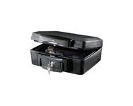 MASTER LOCK Certified Fireproof and Waterproof Safe Box with Key, 4.9L, 362 x 156 x 330 mm, Portable with carrying handle, for home and professionals