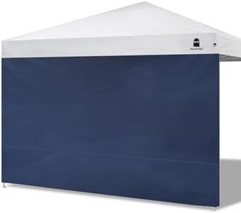 MordenApe Sunshade Sidewall for 10x10 Pop Up Canopy Gazebos Tent - Straight Leg, Instant Waterproof Canopy SunWall, 1 Pack Canopy Sidewall Only (Spliceable, Navy)