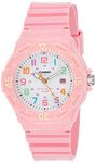 Casio Clock with Quartz Movement LRW-200H-4B2, Pink, Round; Pink, Pink, Casual