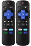 Gvirtue【Pack of 2】 Replacement Remote Control Only Compatible for Roku TV,for TCL Roku/for Hisense Roku/for Onn Roku/for Insignia,for Sharp Roku Smart TVs(Not for Roku Stick,Box and Player)