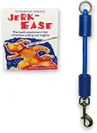 JERK-EASE BUNGEE DOG LEASH EXTENSION – Patented Shock Absorber Attachment Protects You and Your Dogs – Works with ANY Leash & Collar or Harness – a MUST for Retractable Leashes – PICK SIZE/COLOR BELOW