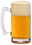 VAMB LLC Large Glass Beer Mug Freez