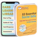 52 Essential Social Skills Conversation Cards & Teaching Guides - by Harvard Educator - Social Emotional Learning Activities for Parents, Teachers, School Counselor (Kindergarten, Elementary Kids)