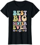 Youth Best Big Sister Ever girl's baby announcement idea T-Shirt