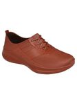 AJANTA Slip-On Brown Waterproof Casual Shoes for Men, 10 UK