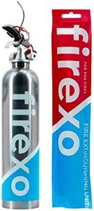 Firexo Extintor todo en uno (500 ml) y bolsita Pan Fire - Fire Extinguisher para todos los fuegos de cocina, chimeneas, barbacoas domésticas, campings, automóviles y caravanas con aceite y grasas
