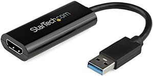 StarTech.com USB 3.0 to HDMI Adapter - 1080p (1920x1200) - Slim/Compact USB Type-A to HDMI Display Adapter Converter for Monitor - External Video & Graphics Card - Black - Windows Only (USB32HDES)