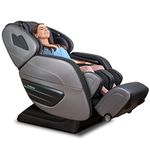 RELAXONCHAIR [ION-3D] Full Body Zero Gravity Shiatsu Massage Chair with Built-in Heat and Air Massage System (Champaign Gray)-Champaign Gray - Wg