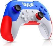 Switch Controller - Wireless Switch Pro Controller for Nintendo Switch/Switch Lite/Switch OLED with 3 Levels Turbo Function, 4 Levels Adjustable Vibration, Six-Axis Motion Control, One-Key Wake up