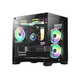 Bluegears Bgears b-Pellucid MicroATX Gaming PC Case with Infinity Tempered Glass and USB 3.0 x 2. (Fan Sold Separately)