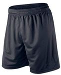 Junior Football Shorts Sports Running Gym Breathable School, PE Kid 3/4Y - 13/14Y (Black, 12/13Years)