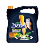 Resolva Pro Xtra Tough Weed Killer Ready to Use - Fast-Acting Herbicide for Weeds, Brambles, and Tough Vegetation - Effective on Roots, with Visible Results in Hours (3L)