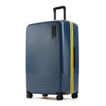 MOKOBARA Polycarbonate Iconic Range The Check-in Luggage 79cms Large Size German Makrolon poly-carbonate Hard Sided 8 Hinomoto Spinner Wheels Suitcase Trolley Blue-Ocean Sunray (Limited Edition)