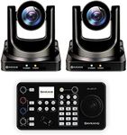 AVKANS 20X SDI PTZ Camera with IP Joystick Controller Package - 2 pcs HDMI 1 Super Controller(2X AV-CM20 and 1x AV-Joy-IP) Black