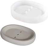 Nicole Silicone Mold for Cement Soap Dish Handmade Concrete Plate Mould