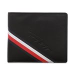 Tommy Hilfiger Elmer Men Leather Global Coin Wallet Black