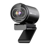 eMeet S600 4K Webcam for Streaming - Sony 1/2.5'' Sensor, PDAF Autofocus, 1080P@60FPS, 2 Noise Reduction Mics, Built-in Privacy Cover, 40°-73° FOV, Streaming Camera for Live Commerce/Gaming/Beauty