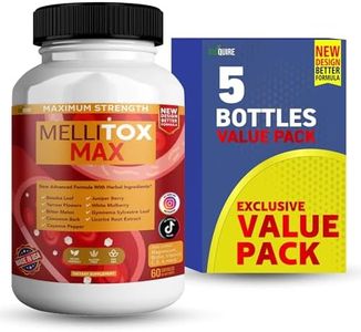 Mellitox Max Maximum Strength Blood Sugar, 60 Veggie Capsules, with Banaba Leaf, Juniper Berry, Bitter Melon, Herbal Blend (5)